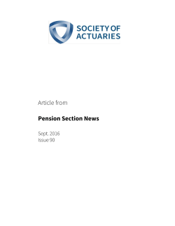 Defined Benefit Pension Plans: Gaining Definition and Clarity