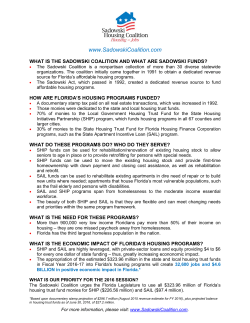 Sadowski One Pager - Sadowski Coalition