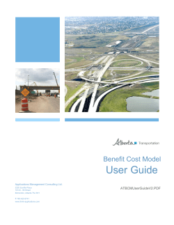User Guide - Alberta Transportation