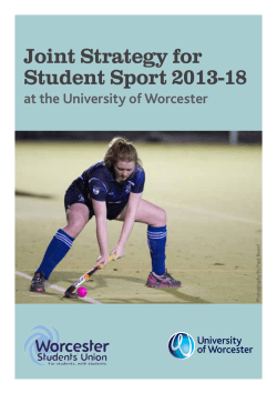 Joint Strategy for Student Sport 2013-18