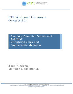CPI Antitrust Chronicle