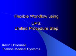 UPS Tutorial - dicom (nema)