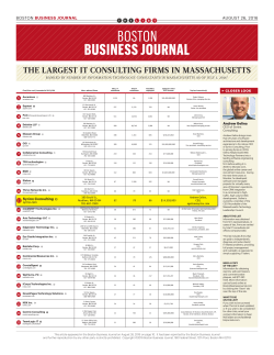 the largest it consulting firms in massachusetts