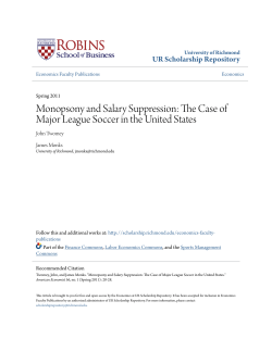 Monopsony and Salary Suppression: The Case of Major League