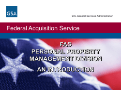Personal Property Disposal