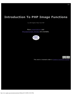 Introduction To PHP Image Functions