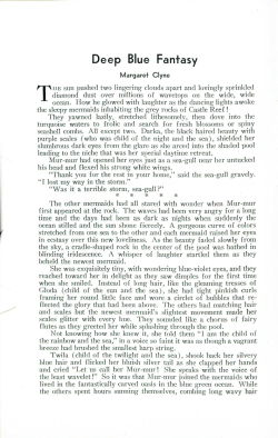 Deep Blue Fantasy - Digital Commons @ Butler University