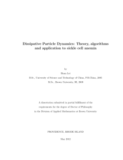 Dissipative Particle Dynamics: Theory, algorithms and application to