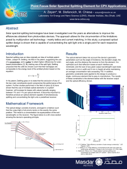 Abstract Introduction Results Mathematical Framework