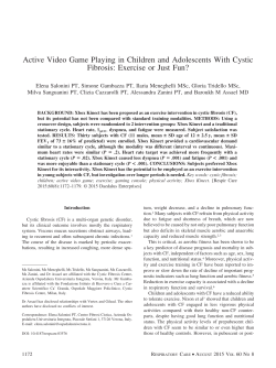 Active Video Game Playing in Children and
