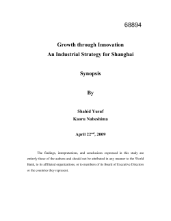 DOC - World bank documents