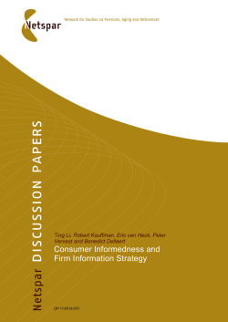 Consumer Informedness and Firm Information Strategy