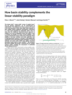 How basin stability complements the linear