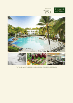 we`re all about creating a successful conference for you