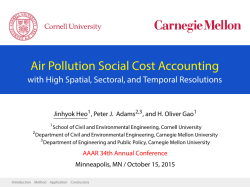 Air Pollution Social Cost Accounting