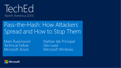 Pass-the-Hash: How Attackers Spread and How to Stop Them