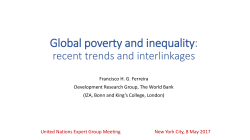 Global poverty and inequality:recent trends and interlinkages