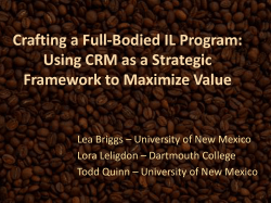 Presentation - LOEX Conference