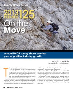 On the Move - Supply House Times