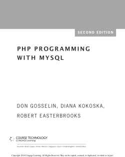 php programming with mysql