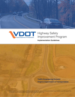 Table of Contents - Virginia Department of Transportation