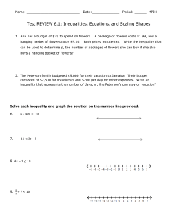 5_21 Test 6.1 REVIEW_Equations, Inequalities, Scaling_ACA