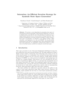 Saturation: An Efficient Iteration Strategy for Symbolic State&ndash;Space