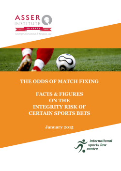 Betting-related match fixing