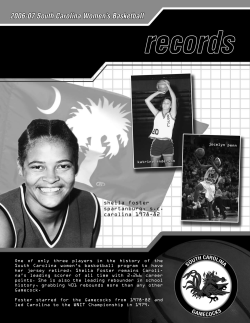 One of only three players in the history of the South Carolina