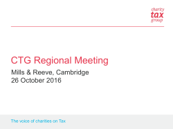 Slide 1 - Charity Tax Group