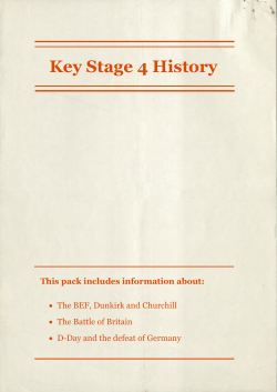 Key Stage 4 History - Mass Observation Archive