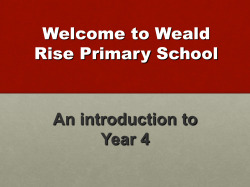 (7th Sept 2016) PPT File - Weald Rise Primary School