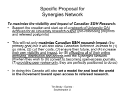 Synergies - Electronics and Computer Science