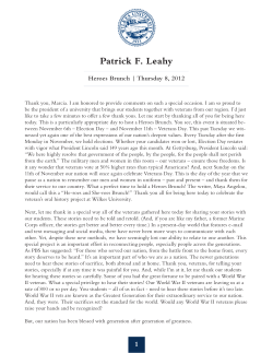 Heroes Brunch - November 8, 2012 ()