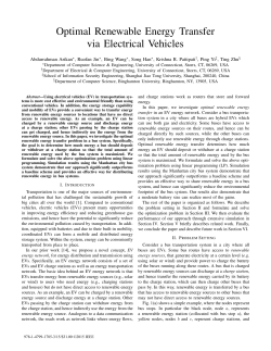 Optimal Renewable Energy Transfer via Electrical