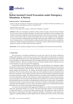 Robot-Assisted Crowd Evacuation under Emergency Situations