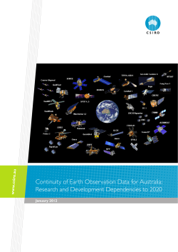Continuity of Earth Observation Data for Australia