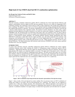 Proceedings of - International Multidimensional Engine Modeling