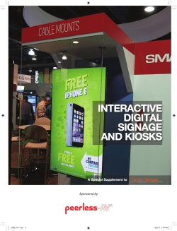 interactive digital signage and kiosks