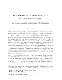 On Weierstrass points and optimal curves