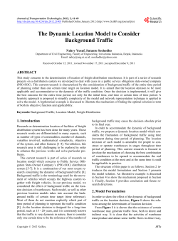 The Dynamic Location Model to Consider Background Traffic