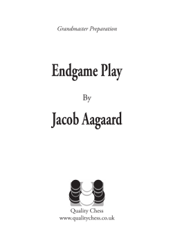 Endgame Play Jacob Aagaard