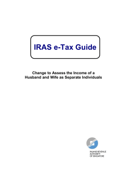 IRAS e-Tax Guide