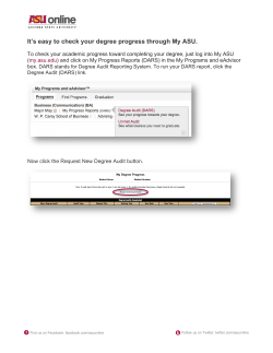 It`s easy to check your degree progress through My ASU.