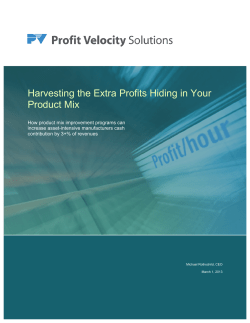 Harvesting the Extra Profits Hiding in Your Product Mix