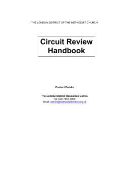 Circuit Review - London District of the Methodist Church