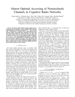 Almost Optimal Accessing of Nonstochastic Channels in Cognitive