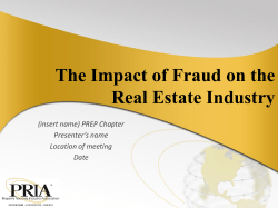 Land Fraud Presentation in PPT