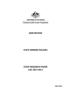 2020 review state mining policies staff research paper cgc 2017