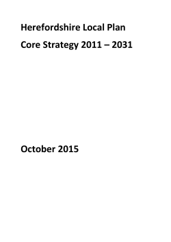 Adopted Core Strategy Section 1 &ndash; Introduction and